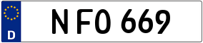 Truck License Plate